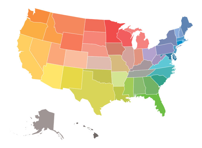 Top States for Autism